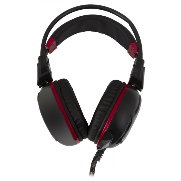 Фото - Гарнітура дротова ігрова Bloody G300 (Black+Red)