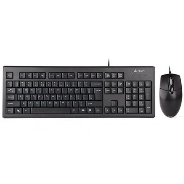 Фото - Клавіатура+миша A4tech KR-8372 USB Black