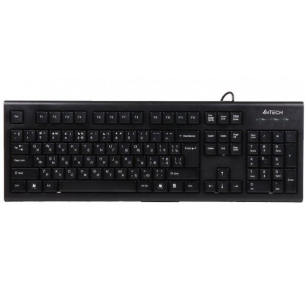 Фото - Клавіатура+миша A4tech KR-8372 USB Black