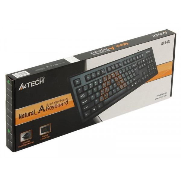 Фото - Клавиатура проводная A4tech KRS-85 USB (Black)