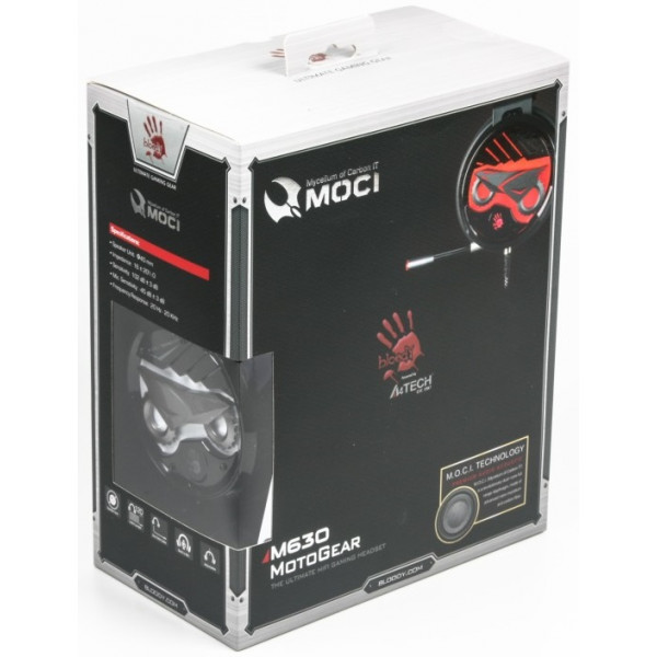 Фото - Гарнітура дротова A4tech M630 MOCI (Black)