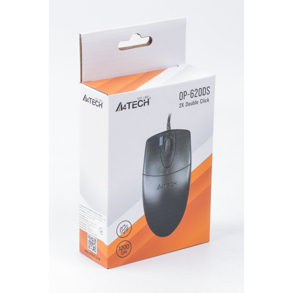 Фото - Миша дротова A4tech OP-620DS USB Black