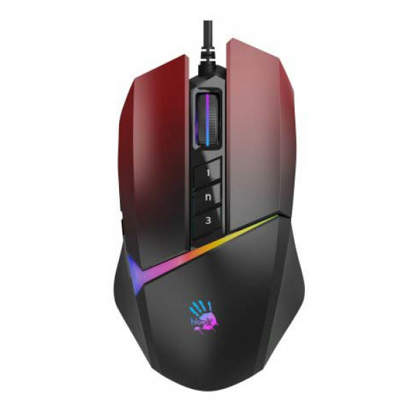 Фото - Миша дротова ігрова Bloody W60 Max (Gradient Red)