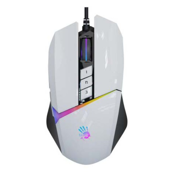 Фото - Миша дротова ігрова Bloody W60 Max (Panda White)