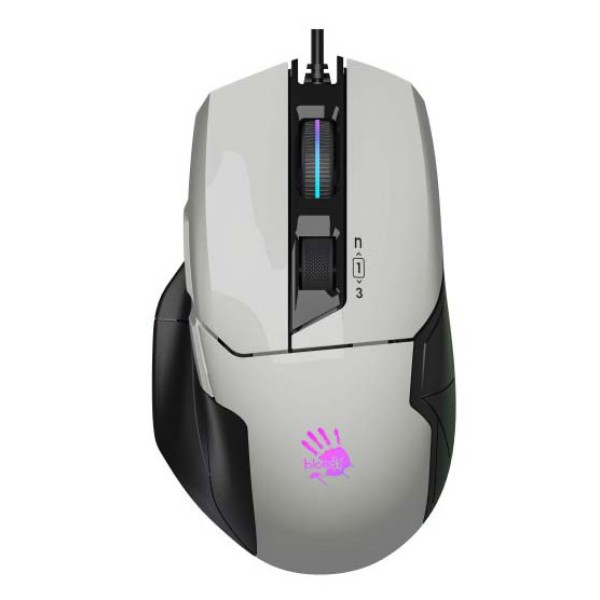Фото - Мышь проводная игровая Bloody W70 Max (Panda White)