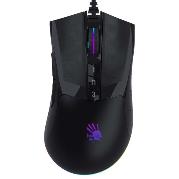 Фото - Мышь проводная игровая Bloody W90 Max Activated (Stone Black)