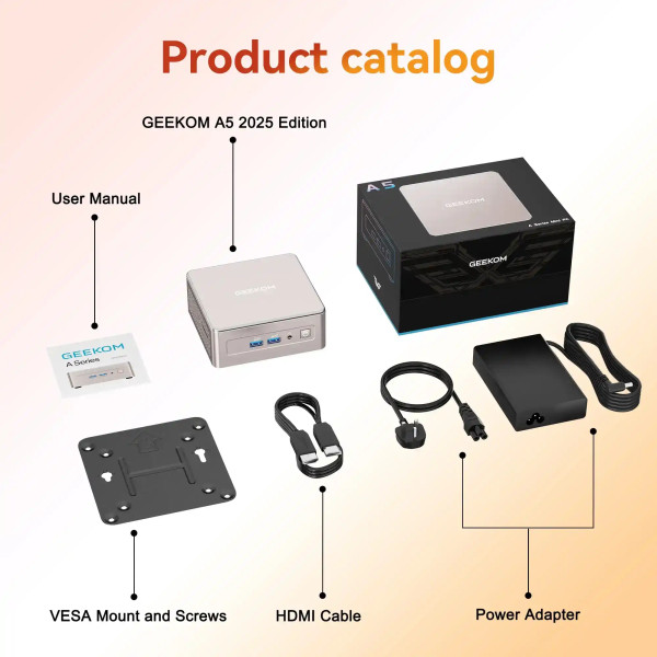 Фото - Неттоп GEEKOM GMA57430U-16512-EU
