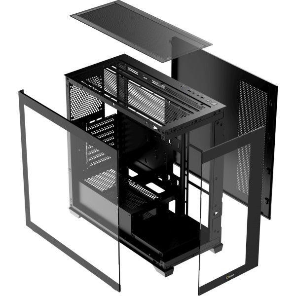 Фото - Корпус OCYPUS ATX W/O PSU GAMMA C72 BK (GAMMA-C72-BKD000XX-GL)