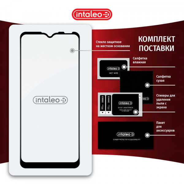 Фото - Захисне скло для смартфона Intaleo Full Glue for ZTE Blade A51 Black (1283126515613)