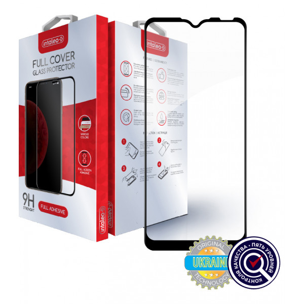 Фото - Захисне скло для смартфона Intaleo Full Glue for ZTE Blade A51 Black (1283126515613)