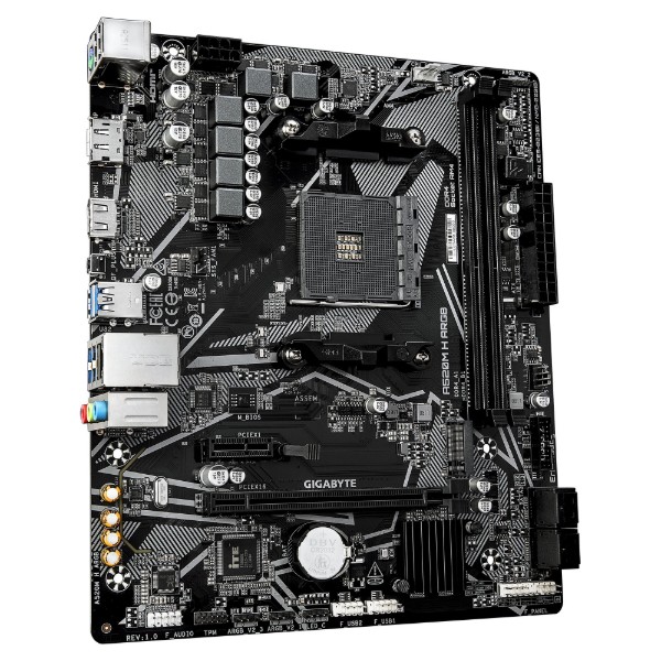 Фото - Материнская плата Gigabyte A520M H ARGB