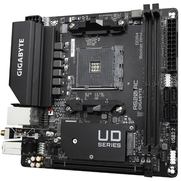 Фото - Материнська плата Gigabyte A520I AC