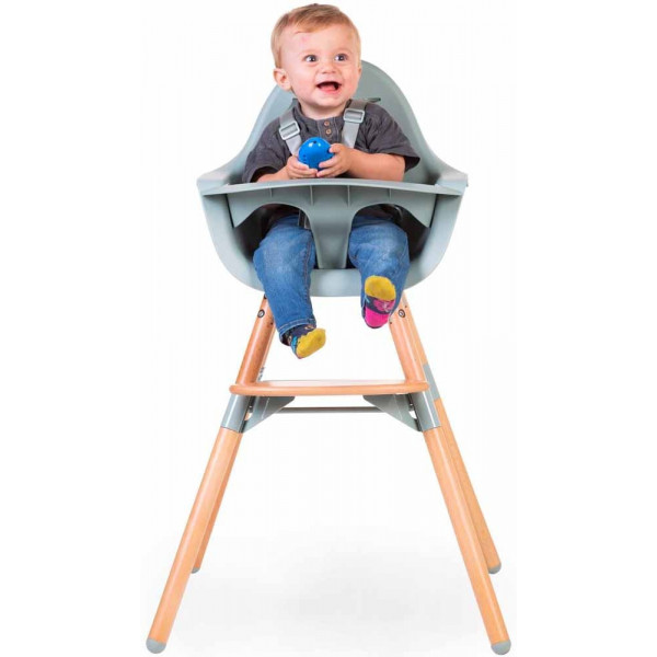 Фото - Стульчик для кормления классический Childhome Evolu 2 Natural/Mint (CHEVOCHMI)