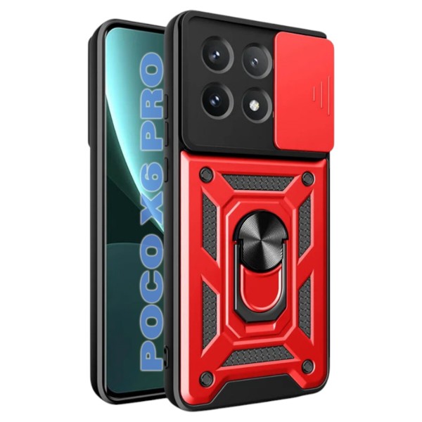 Фото - Чохол для смартфону BeCover Military for Poco X6 Pro Red (711160)