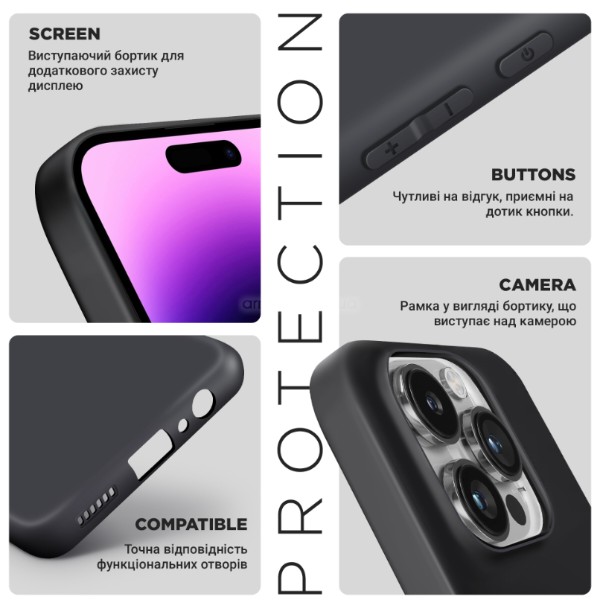 Фото - Чехол для смартфона Armorstandart Matte Slim Fit for Xiaomi Poco X8 5G Camera cover Black (ARM90711)