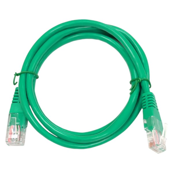 Фото - Кабель патч-корд Kingda RJ45 UTP 5e 24AWG CU 0.5m Green (KD-PAUT3050GN)