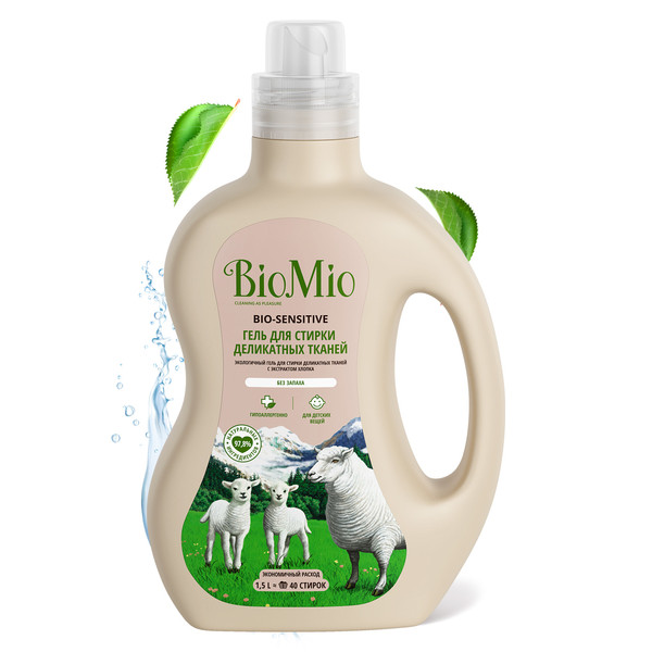 Фото - Средство для деликатной стирки BioMio Bio-Sensitive 1500 мл