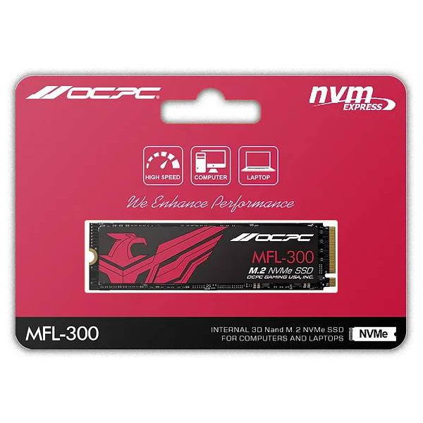 Фото - SSD-накопичувач внутрішній OCPC 2TB MFL-300 M.2 2280 PCIe 3x4 NVMe, Retail (SSDM2PCIEF2TB)