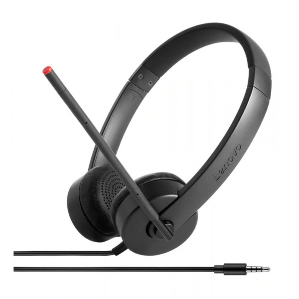 Фото - Гарнітура дротова Lenovo Essential Stereo Analog Headset (4XD0K25030)