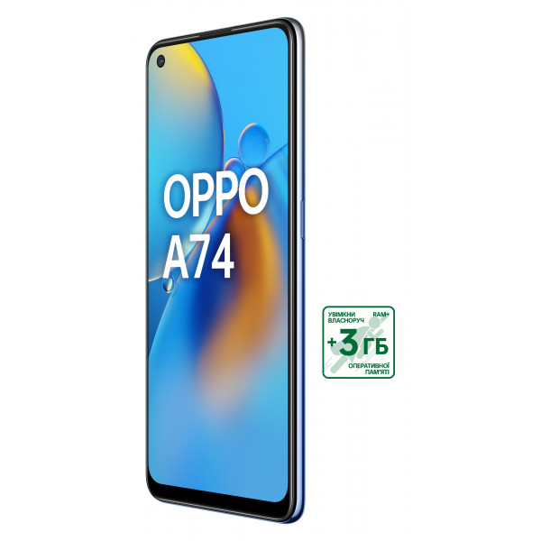 Фото - Смартфон OPPO A74 4/128Gb Blue