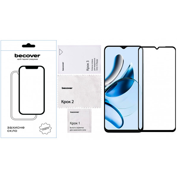 Фото - Захисне скло для смартфону BeCover Oscal Tiger 10 Black (711578)