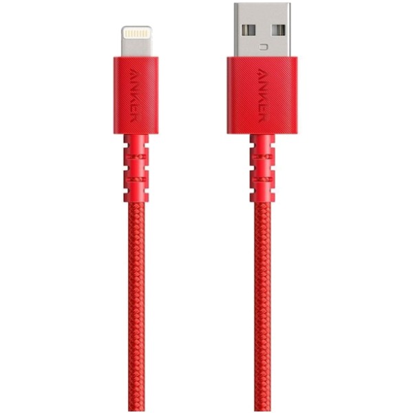 Фото - Кабель Anker Powerline Select+ Lightning - 0.9m Red (A8012H91)