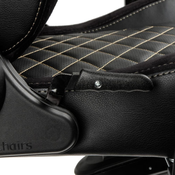 Фото - Крісло для геймерів Noblechairs EPIC Black/Gold (NBL-PU-GOL-002)