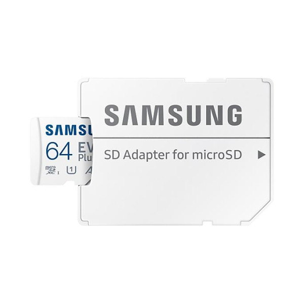 Фото - Карта пам'яті Samsung MICRO SDXC EVO+ 64GB V10 W/A (MB-MC64SA/EU)