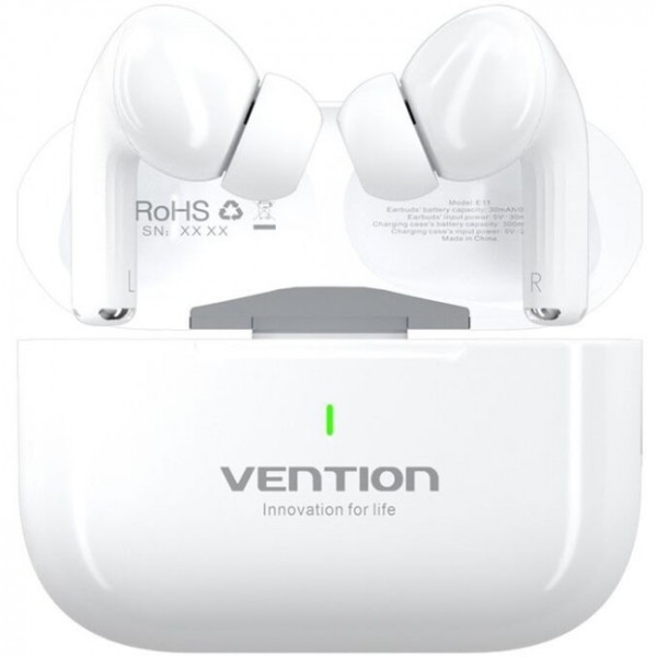 Фото - Наушники вкладыши беспроводные TWS Vention Elf Earbuds ECHO LITE E11 White (NBVW0)