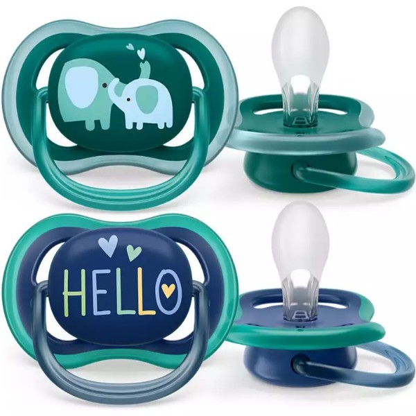 Фото - Ортодонтична пустушка Philips Avent Ultra Air 18+ міс (SCF349/18)