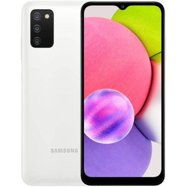 Фото - Смартфон Samsung Galaxy A03s 4/64Gb White (SM-A037FZWGSEK)