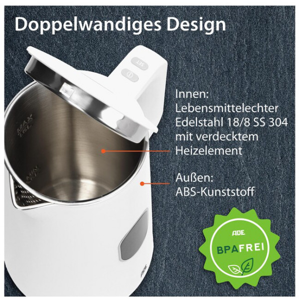 Фото - Электрический чайник ADE KG 2100-1