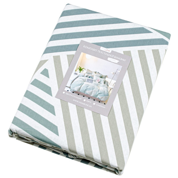 Фото - Комплект постільної білизни Home Line ПОРТЛЕНД 200х220 см сатин (182986)