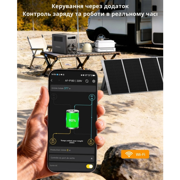 Фото - Зарядна станція універсальна AFERIY AF-BCP180 (Nomad1800) 1800W, 1024Wh Gray (715360)