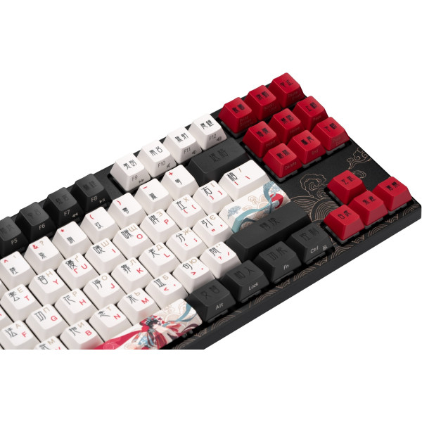 Фото - Клавіатура бездротова ігрова Varmilo APT87 Beijing Opera, Daisy L, WL/USB-A, White Led (A92A028F9A5A17A025)