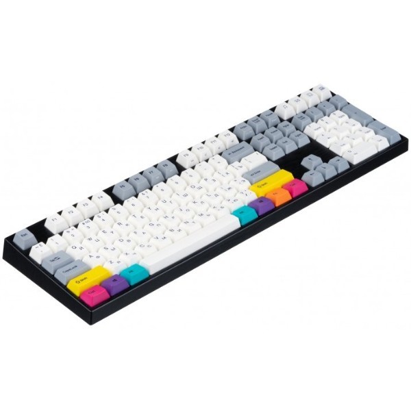 Фото - Клавиатура беспроводная игровая Varmilo APT108 CMYK, C-TK Brown, WL/USB-A, White Led (A93A024D3A5A17A007)