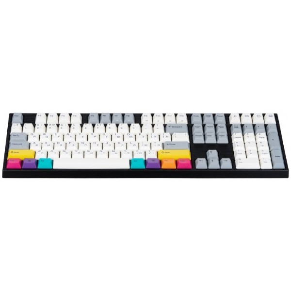 Фото - Клавиатура беспроводная игровая Varmilo APT108 CMYK, C-TK Brown, WL/USB-A, White Led (A93A024D3A5A17A007)