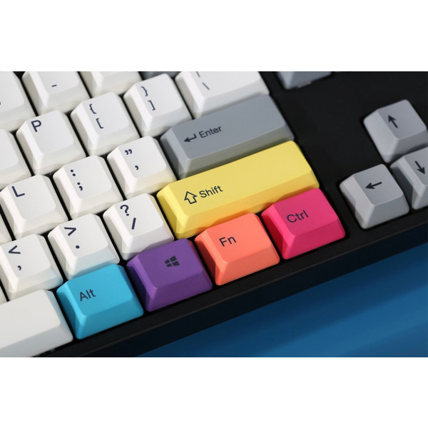 Фото - Клавиатура беспроводная игровая Varmilo APT108 CMYK, Daisy L, WL/USB-A, White Led (A93A024F9A5A17A007)