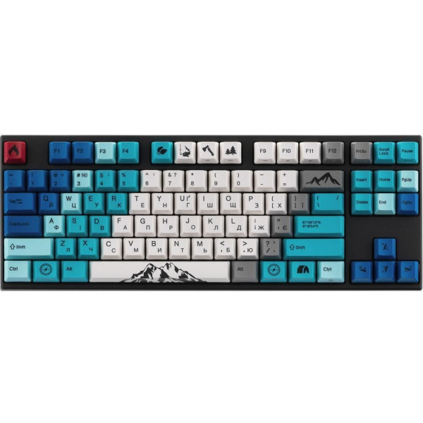 Фото - Клавіатура дротова ігрова Varmilo APG87 Summit R1, K-Prestige Silent, WL/USB-A, White Led (A94A050F8A5A17A007) Фото - Клавіатура дротова ігрова Varmilo APG87 Summit R1, K-Prestige Silent, WL/USB-A, White Led (A94A050F8A5A17A007)