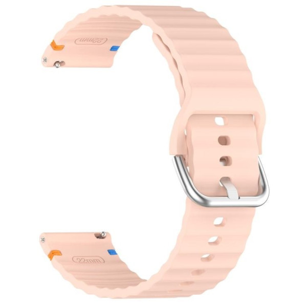 Фото - Ремінець для смарт-годинника BeCover Ribbed Tape (22mm) for Xiaomi Watch 2 / 2 Pro / S4 / S3 / S1 Pro / S1 / S1 Active Pink (714301)