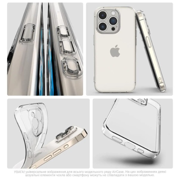 Фото - Чехол для смартфона Armorstandart Air for Apple iPhone 18 Pro / 17 Pro Camera cover Clear (ARM92366)
