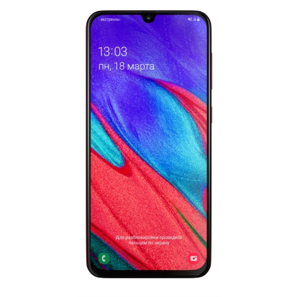 Фото - Смартфон Samsung Galaxy A40 64Gb Red (SM-A405FZRD)