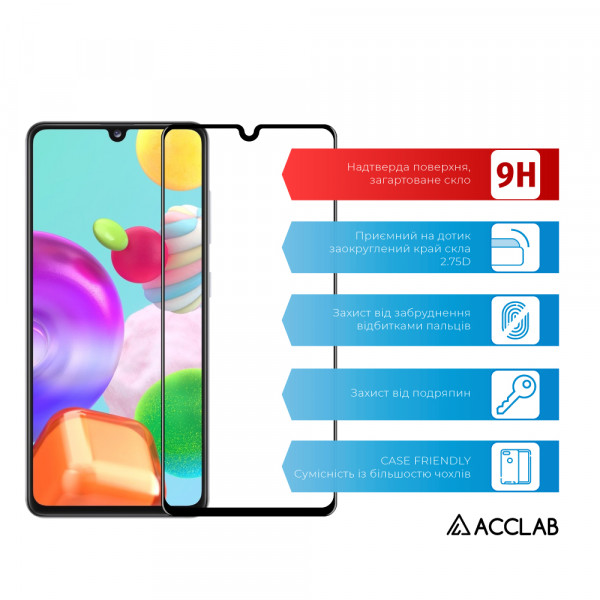 Фото - Захисне скло для смартфону ACCLAB Full Glue for Samsung A41 25в1 (1283126499326)