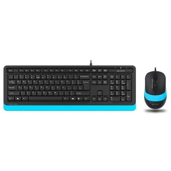 Фото - Клавиатура+мышь A4tech F1010 (Blue)