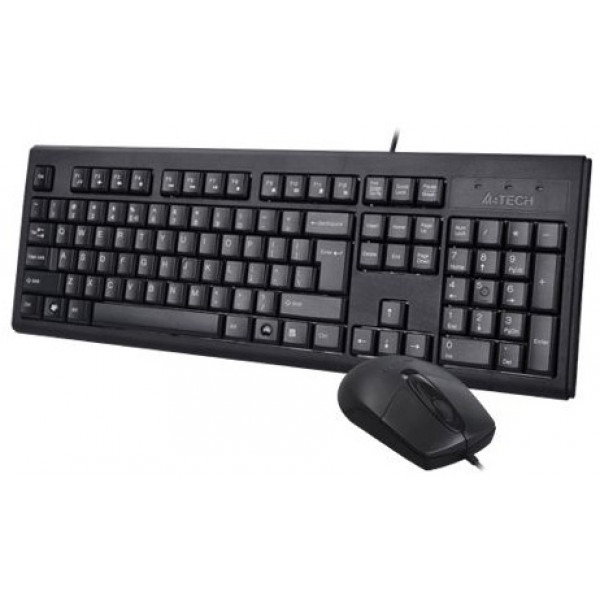 Фото - Клавіатура+миша A4tech KR-8372S Black