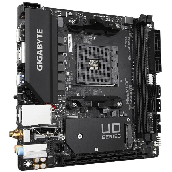 Фото - Материнська плата Gigabyte A520I AC