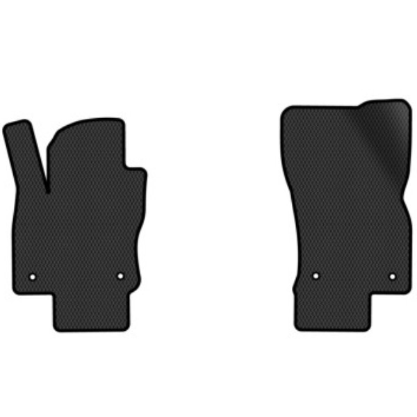 Фото - Коврики из экокожи в салон авто передние EVAtech ECO для Tiguan Allspace 7 seats Volkswagen 2016-2020 1 поколение SUV USA VW1727AA2AV4BBLB