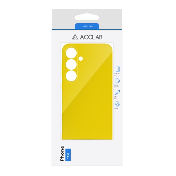 Фото - Чохол для смартфону ACCLAB Silicone Case for Samsung Galaxy S24 Yellow (1283126602047)