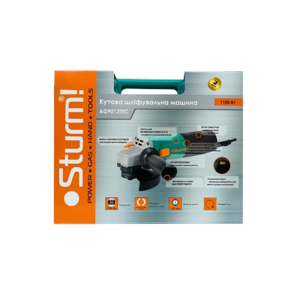 Фото - Болгарка Sturm AG9012TEC 125 мм 1100Вт
