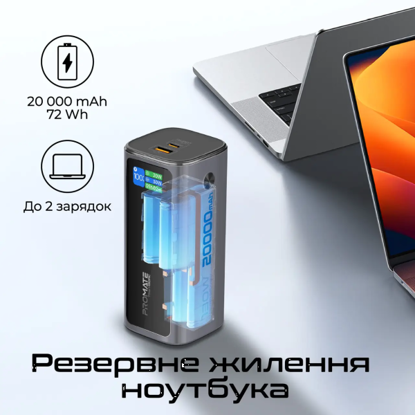 Фото - Батарея мобільна Promate 20000mAh titan-130rc)